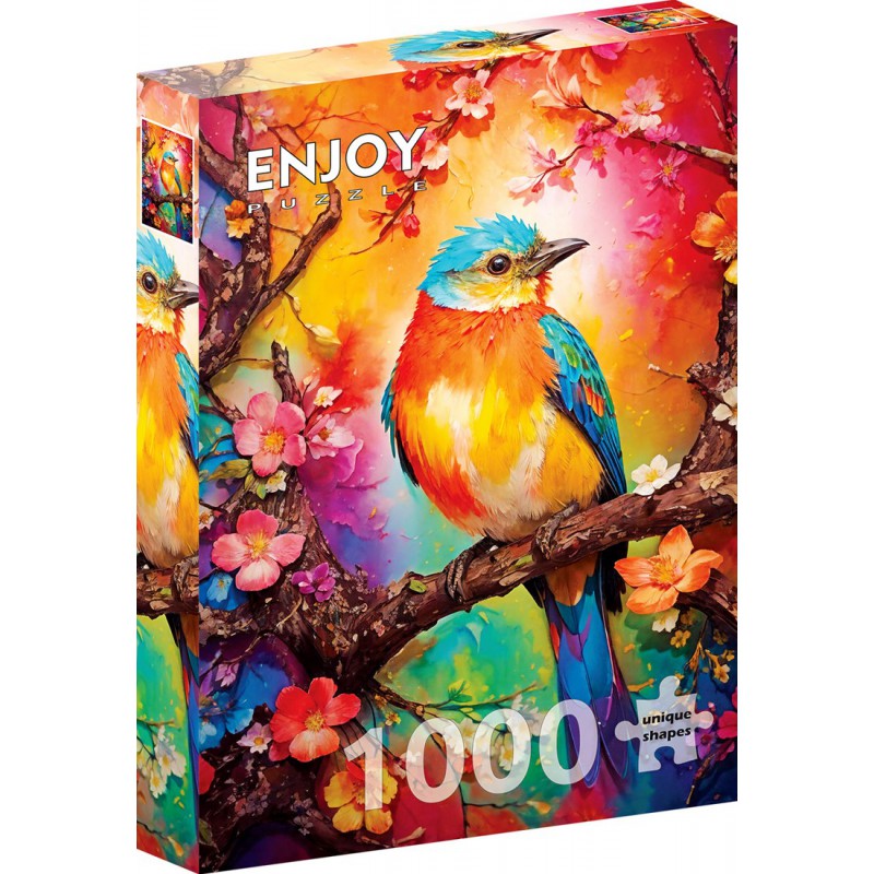 Colorful Birdie, Enjoy Puzzle 1000stukjes