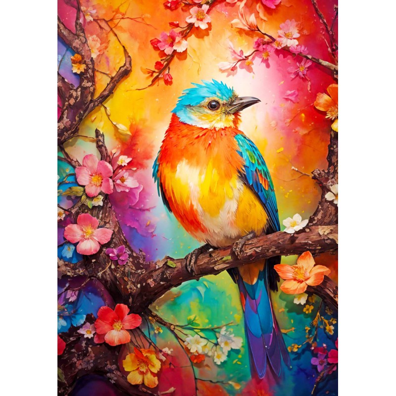 Colorful Birdie, Enjoy Puzzle 1000stukjes  Afm. 48x68cm