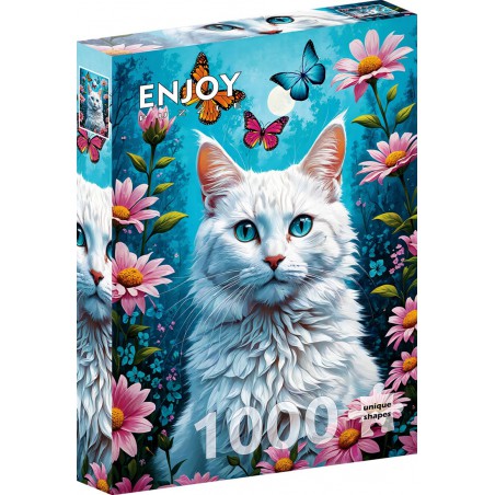 White Cat, Enjoy Puzzle 1000stukjes