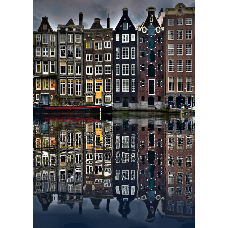 Amsterdam Houses, Enjoy Puzzle 1000stukjes  Afm. 48x68cm