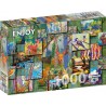 Woodland Collage, Enjoy Puzzle 1000stukjes Woodland Collage, Enjoy Puzzle 1000stukjes