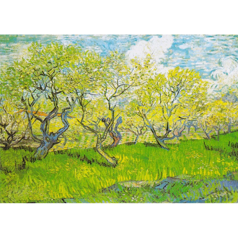 Vincent Van Gogh - Orchard in Blossom, Enjoy Puzzle 1000stukjes  Afm. 48x68cm