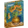 Vincent Van Gogh - Fritillaries in a Copper Vase, Enjoy Puzzle 1000stukjes Vincent Van Gogh - Fritillaries in a Copper Vase, Enjoy Puzzle 1000stukjes