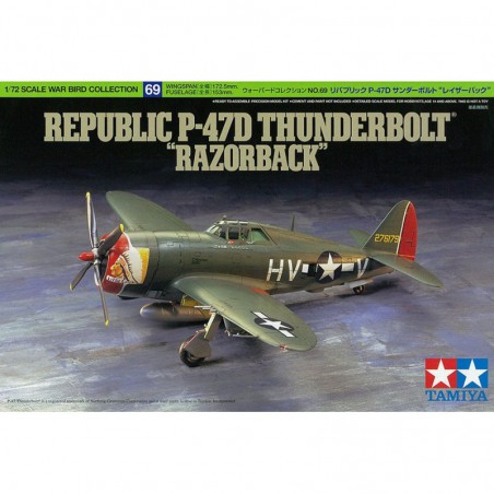 Republic Thunderbolt P-47D 1:72, Tamiya