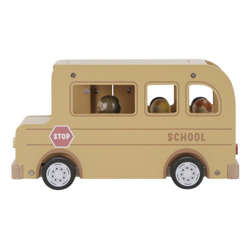 Schoolbus met poppetjes - Little Dutch