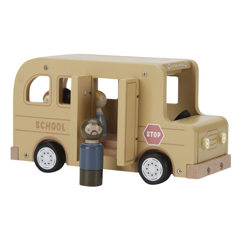 Schoolbus met poppetjes - Little Dutch