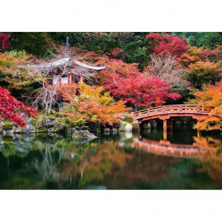 1000stukjes puzzel Ravensburger Botanical garden Daigo-ji, Kyoto, Japan