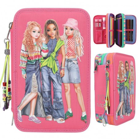 TOPModel 3-vaks etui JOY roze 12910