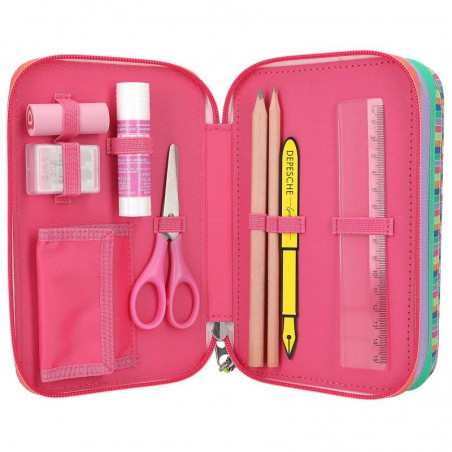 TOPModel 3-vaks etui JOY roze 12910