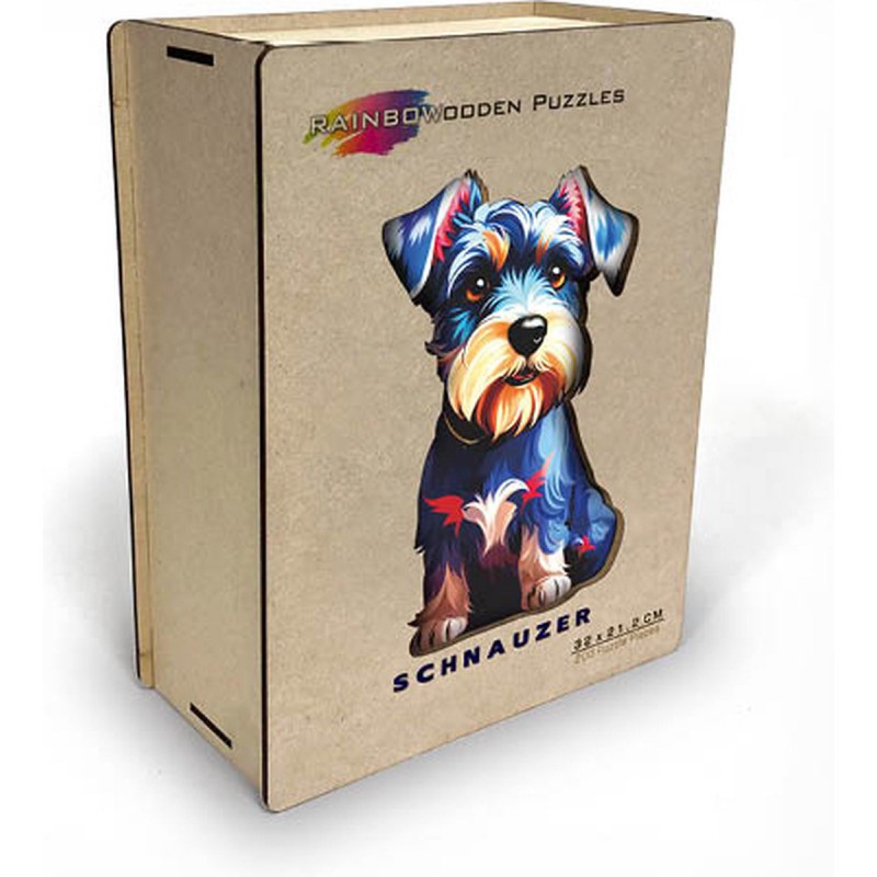 Schnauzer, 200 stukjes Rainbowooden Puzzles