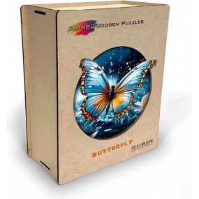 Butterfly, 200 stukjes Rainbowooden Puzzles