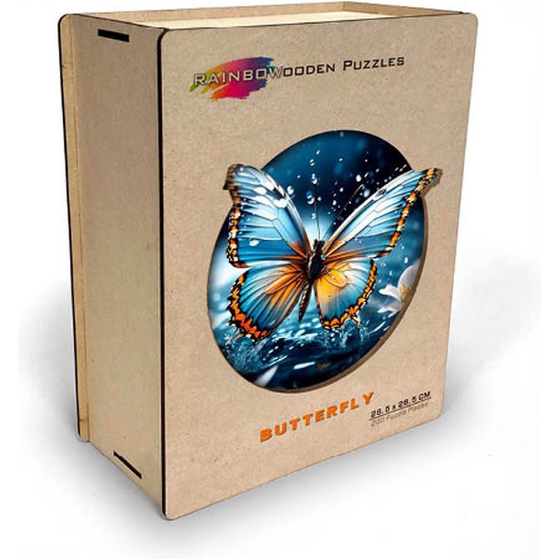 Butterfly, 200 stukjes Rainbowooden Puzzles