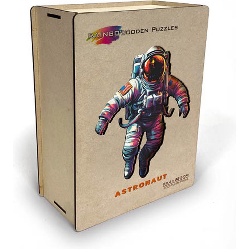 Astronaut, 200 stukjes Rainbowooden Puzzles