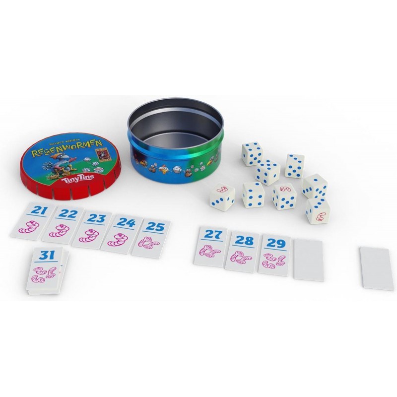 Tiny Tins: Regenwormen, 999games