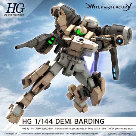 Gundam HG: Demi Barding, Bandai