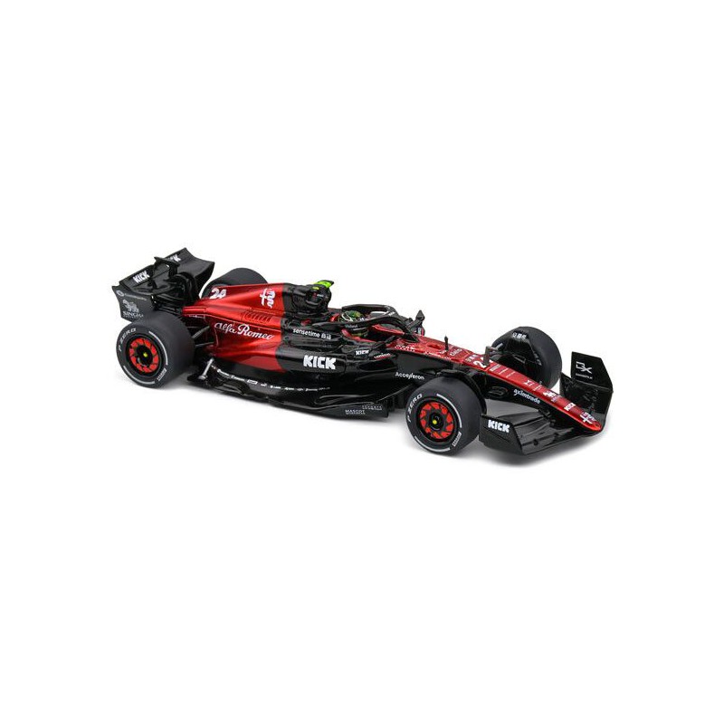 Alfa Romeo C43 F1 Z. Guanyu Spanish (Rood/Zwart) - 1:43 - Solido