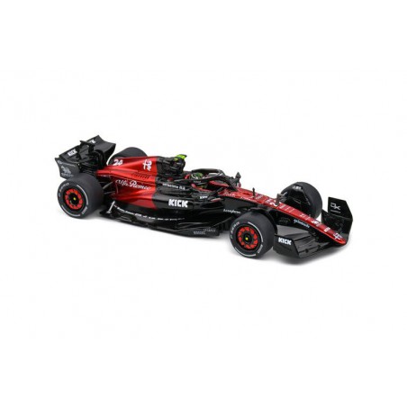 Alfa Romeo C43 F1 Z. Guanyu Spanish (Rood/Zwart) - 1:43 - Solido