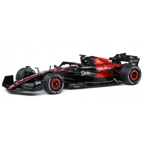 Alfa Romeo C43 F1 V. Bottas Bahrein (Rood/Zwart) - 1:43 - Solido