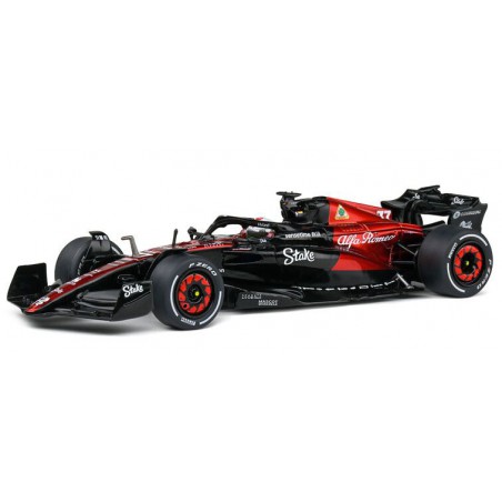 Alfa Romeo C43 F1 V. Bottas Bahrein (Rood/Zwart) - 1:43 - Solido