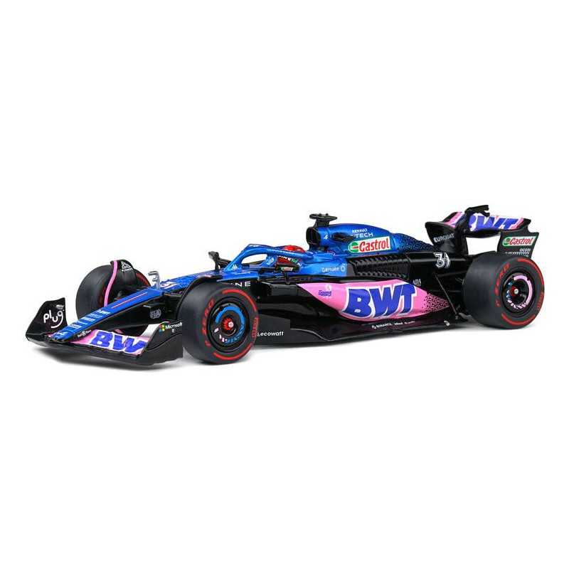 Alpine A523 F1 E. Ocon Monaco GP '23 (Blauw/Roze/Zwart) - 1:43 - Solido