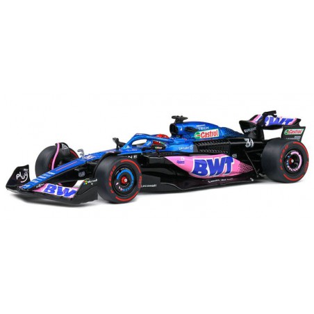 Alpine A523 F1 E. Ocon Monaco GP '23 (Blauw/Roze/Zwart) - 1:43 - Solido