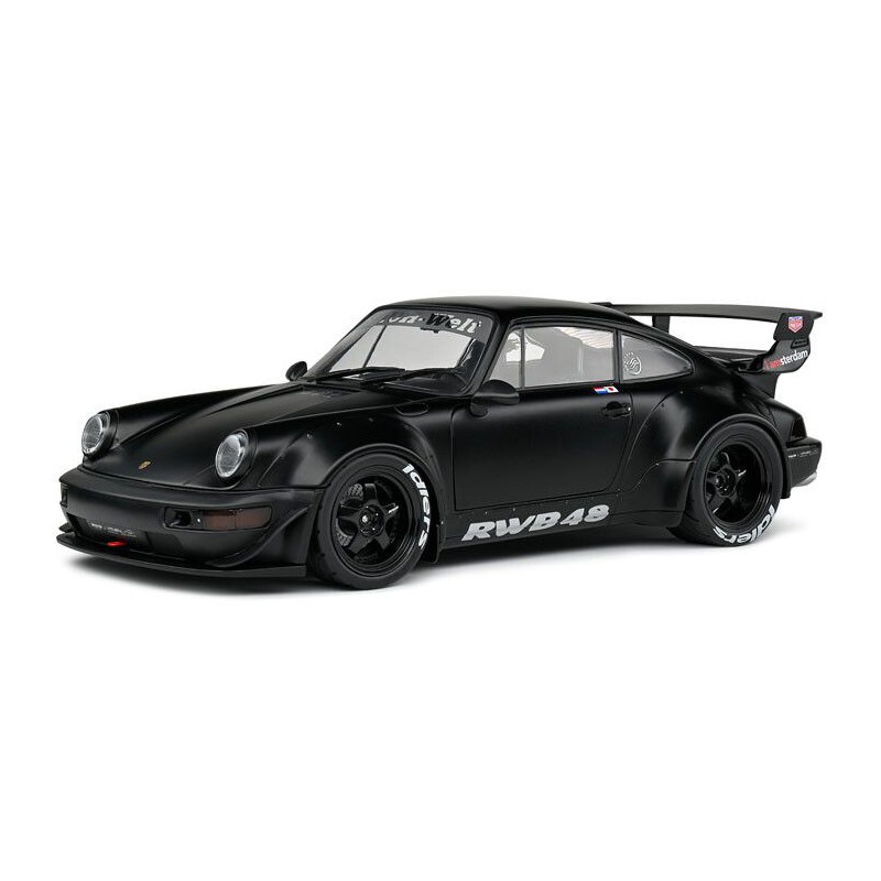 Porsche 911 (964) RWB Darth Vader (Mat Zwart) - 1:18 - Solido