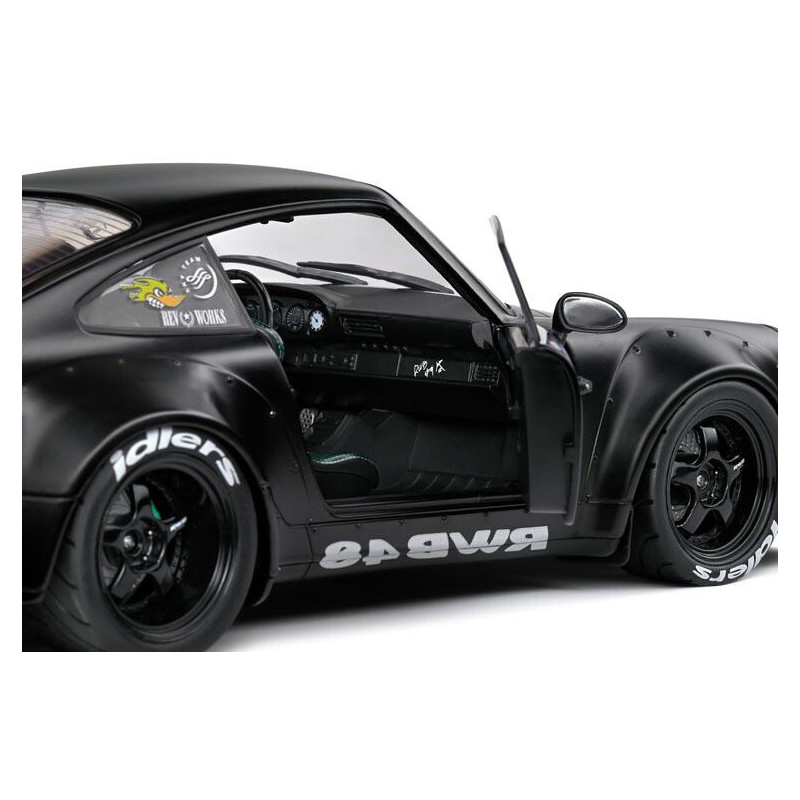 Porsche 911 (964) RWB Darth Vader (Mat Zwart) - 1:18 - Solido