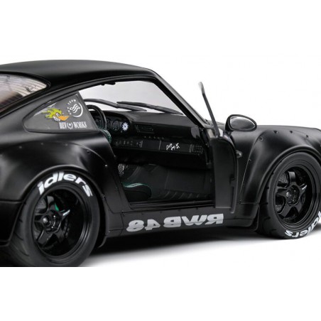 Porsche 911 (964) RWB Darth Vader (Mat Zwart) - 1:18 - Solido