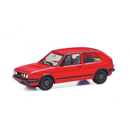VW Golf II GTI (metaal rood) 1:87, Herpa