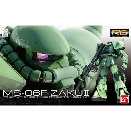 Gundam RG: MS-06F Zaku II, Bandai