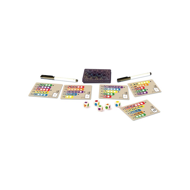 White Goblin Games Alles op 1 Kaart dobbelspel