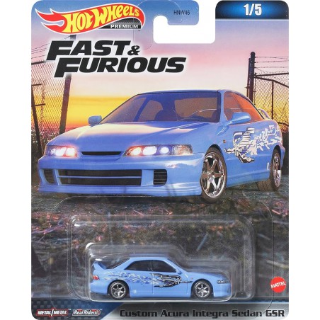 Hot Wheels Fast&Furious Custom acura integra sedan GSR