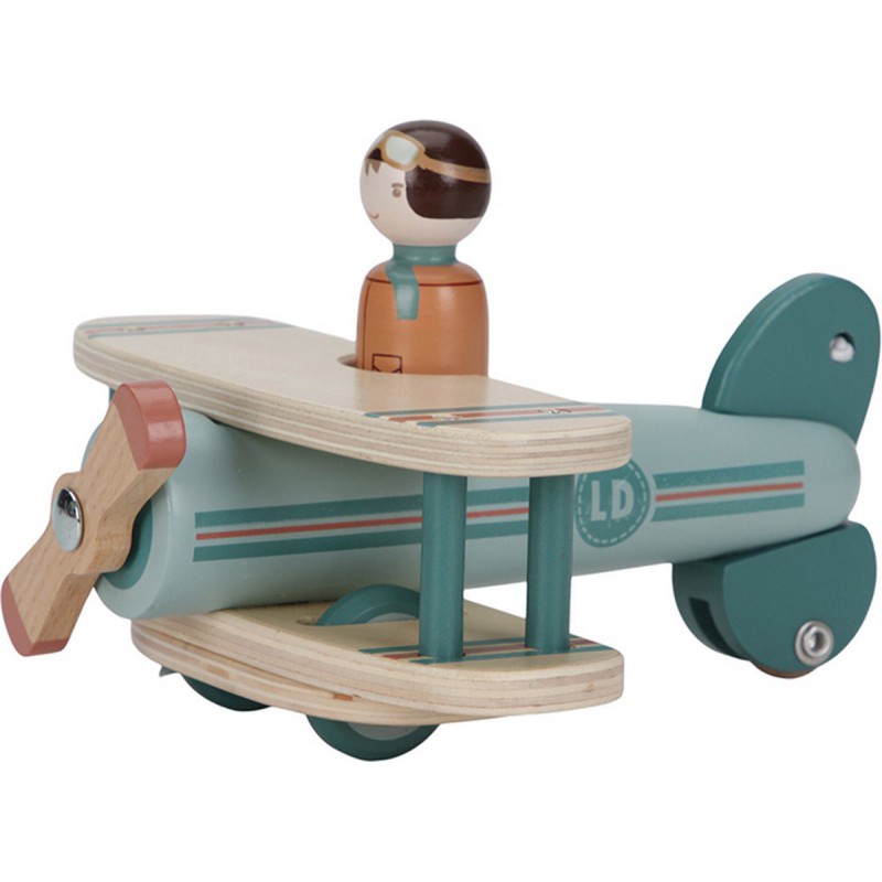 Speelgoedvliegtuigje FSC - Little Dutch