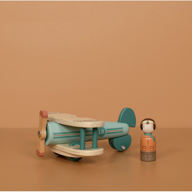 Speelgoedvliegtuigje FSC - Little Dutch