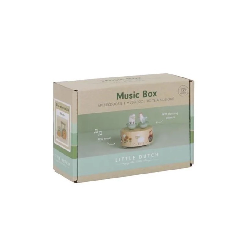 Houten muziekdoosje Little Farm, Little Dutch