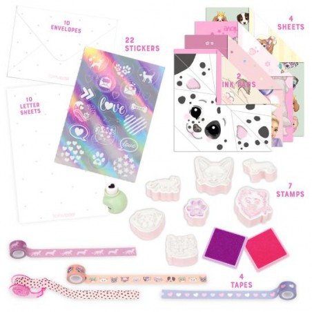 TOPModel love letter set KITTY and DOGGY 12881