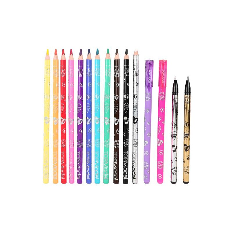 TOPModel kleurboek met kleurpotloden 12943