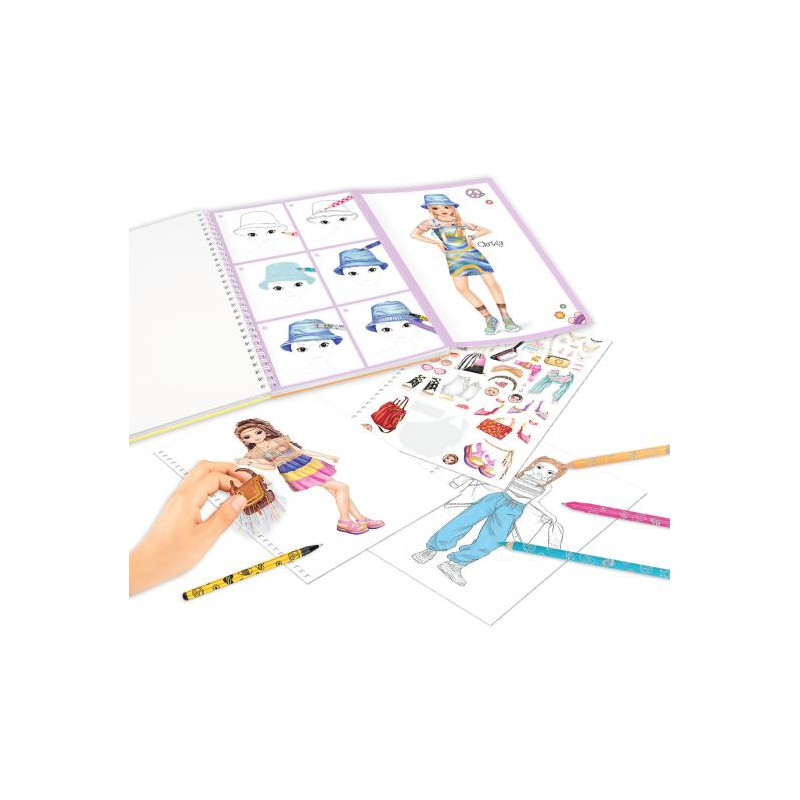 TOPModel kleurboek met kleurpotloden 12943