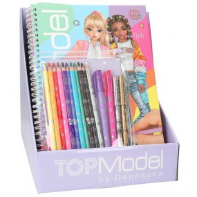 TOPModel kleurboek met kleurpotloden 12943