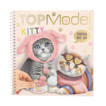 TOPModel dress me up stickerbook KITTY 12965