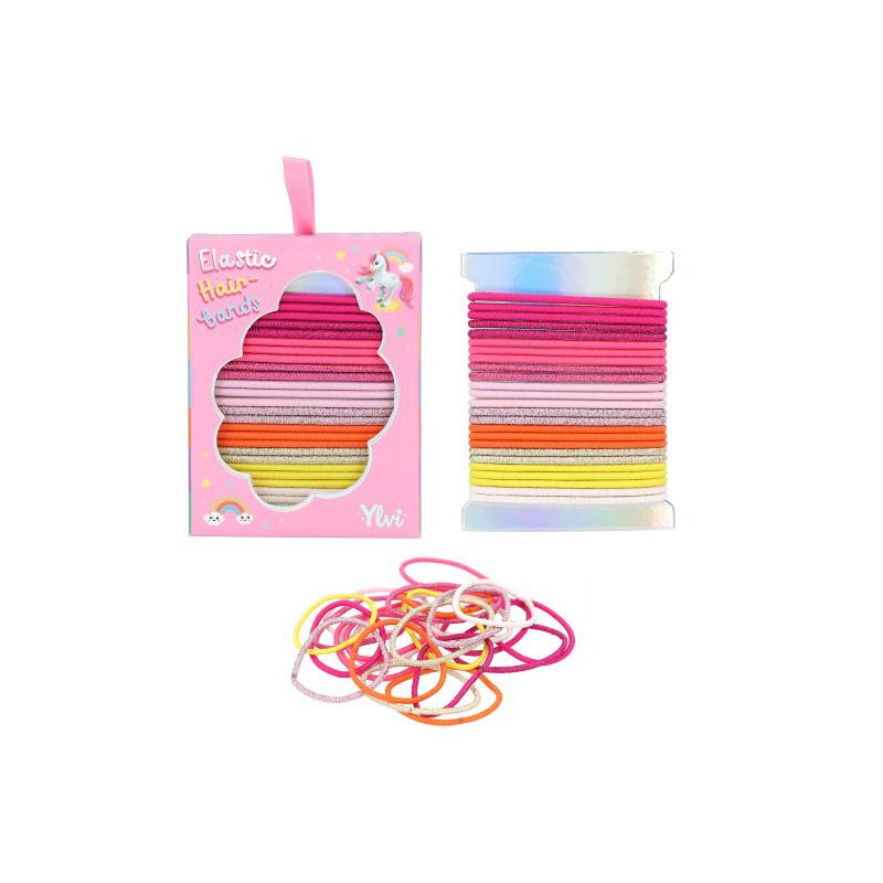 Ylvi glitter haarelastiekjes 12482