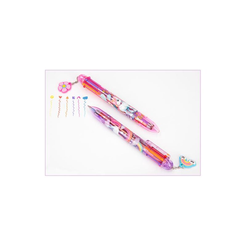 Ylvi glitter gelpen met 6 kleuren 12884