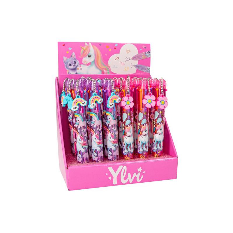 Ylvi glitter gelpen met 6 kleuren 12884