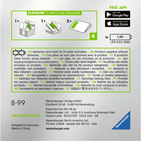 GraviTrax power element switch & trigger