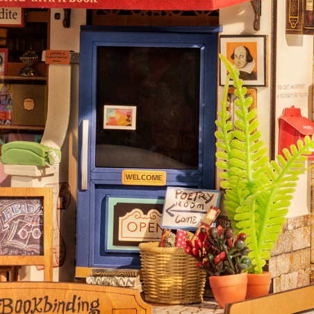 Corner Bookstore, Miniature house Series, Rolife boekwinkel