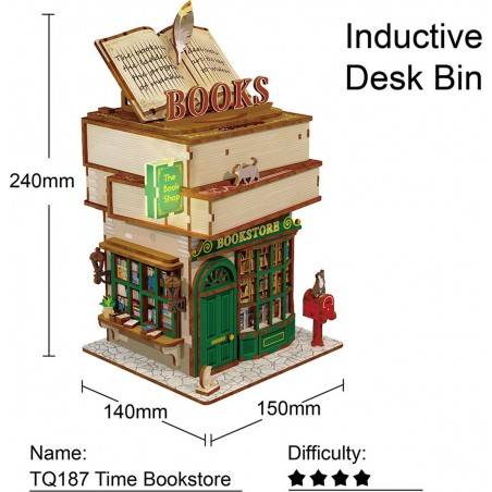 Time bookstore 3D puzzel, Tonecheer