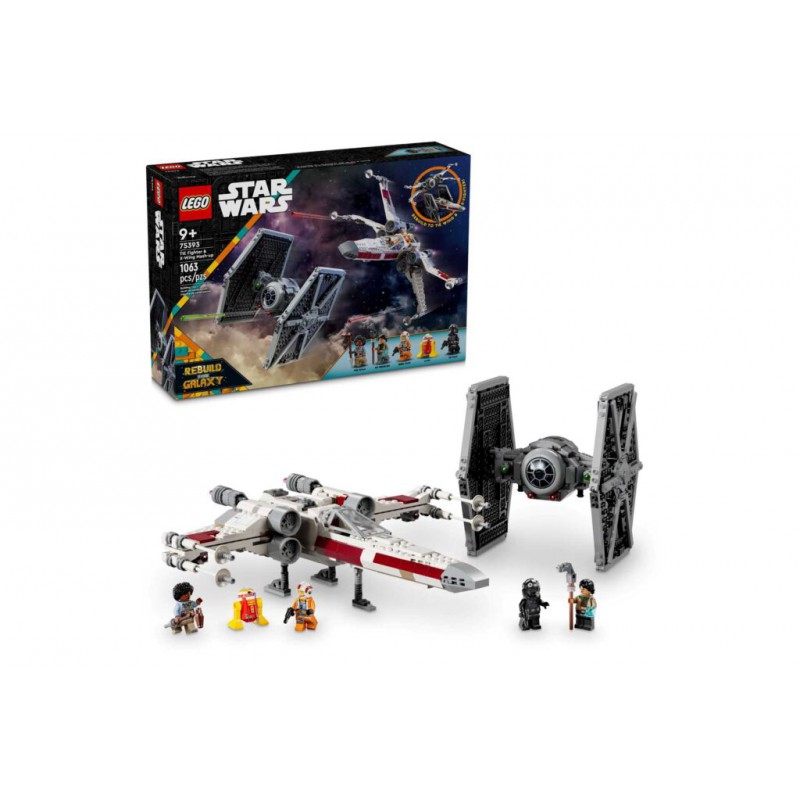 LEGO STAR WARS - 75393 TIE  Fighter & X-Wing Mahs-up