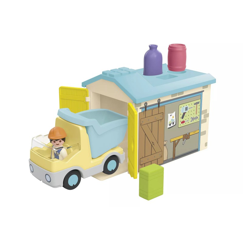 Playmobil Junior - 71686 Ladingwagen met sorteer-garage