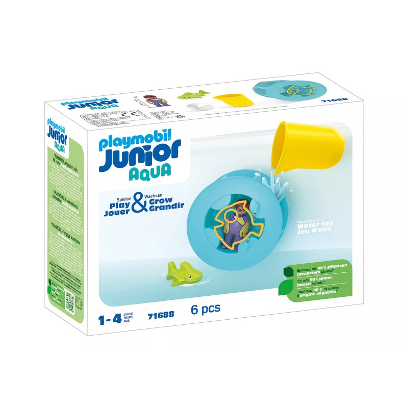 Playmobil Junior  - 71688 AQUA Waterwervelrad met babyhaai