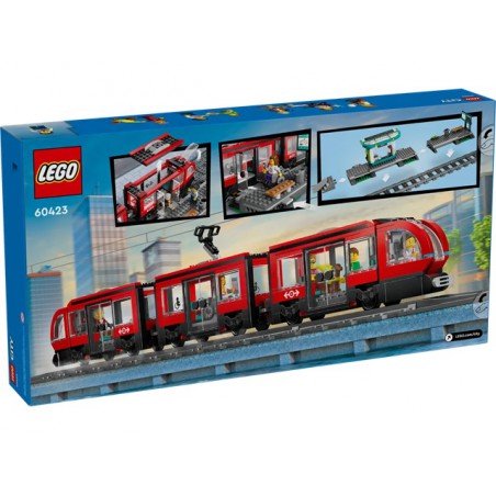 LEGO City 60423 Stadstram en station